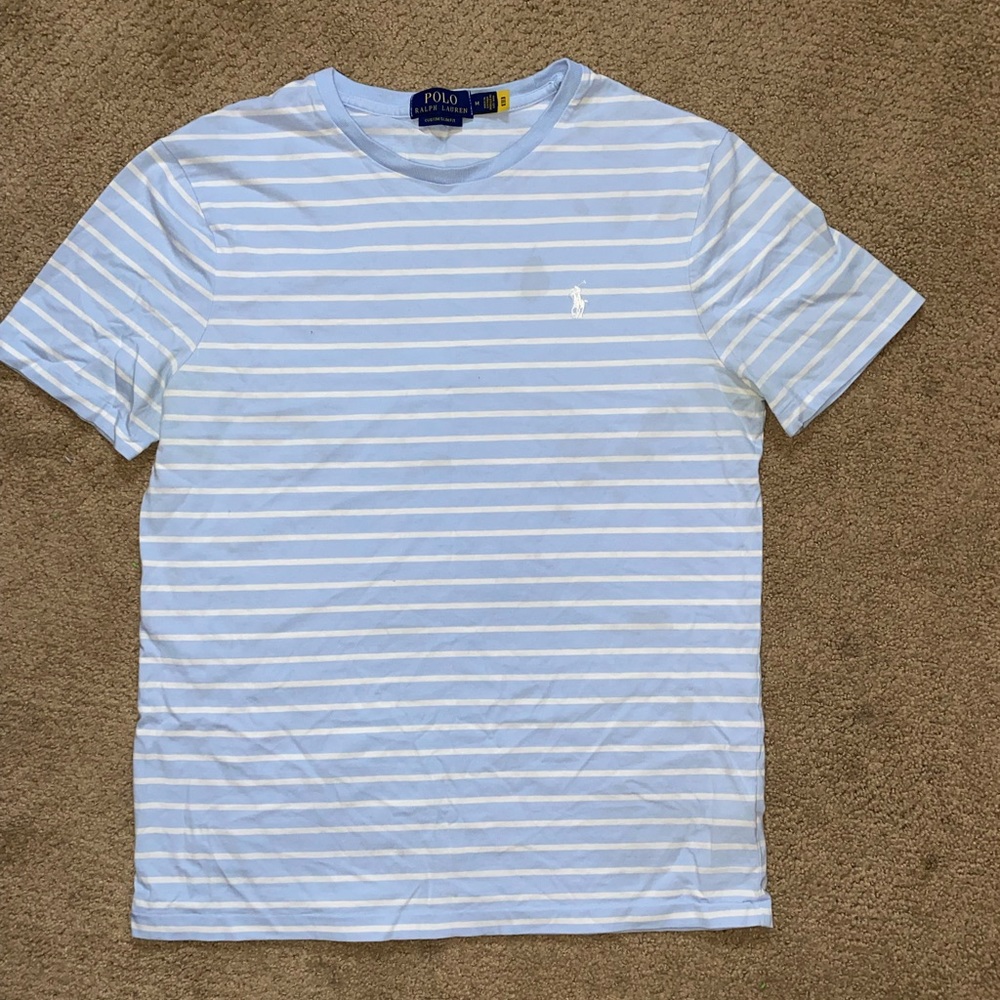 Ralph Lauren Polo Blue and White Shirt